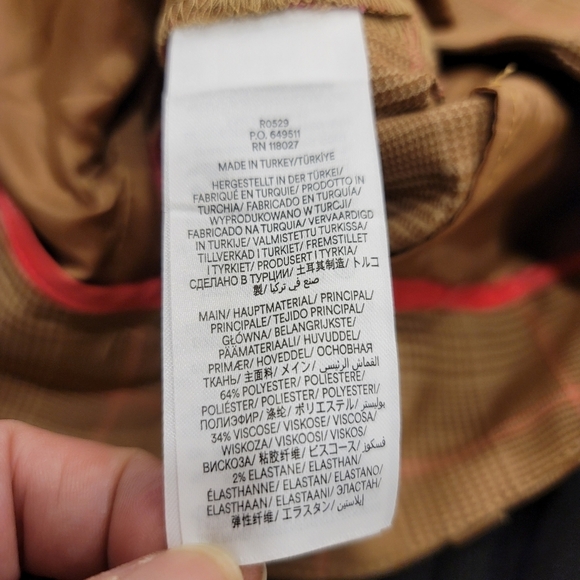 NWT Boden Kew Check Side Stripe Mid-Rise Semi-Fitted Trousers - Sz 4P US / 8P UK - Picture 8 of 13